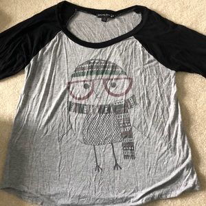 Christmas bird shirt